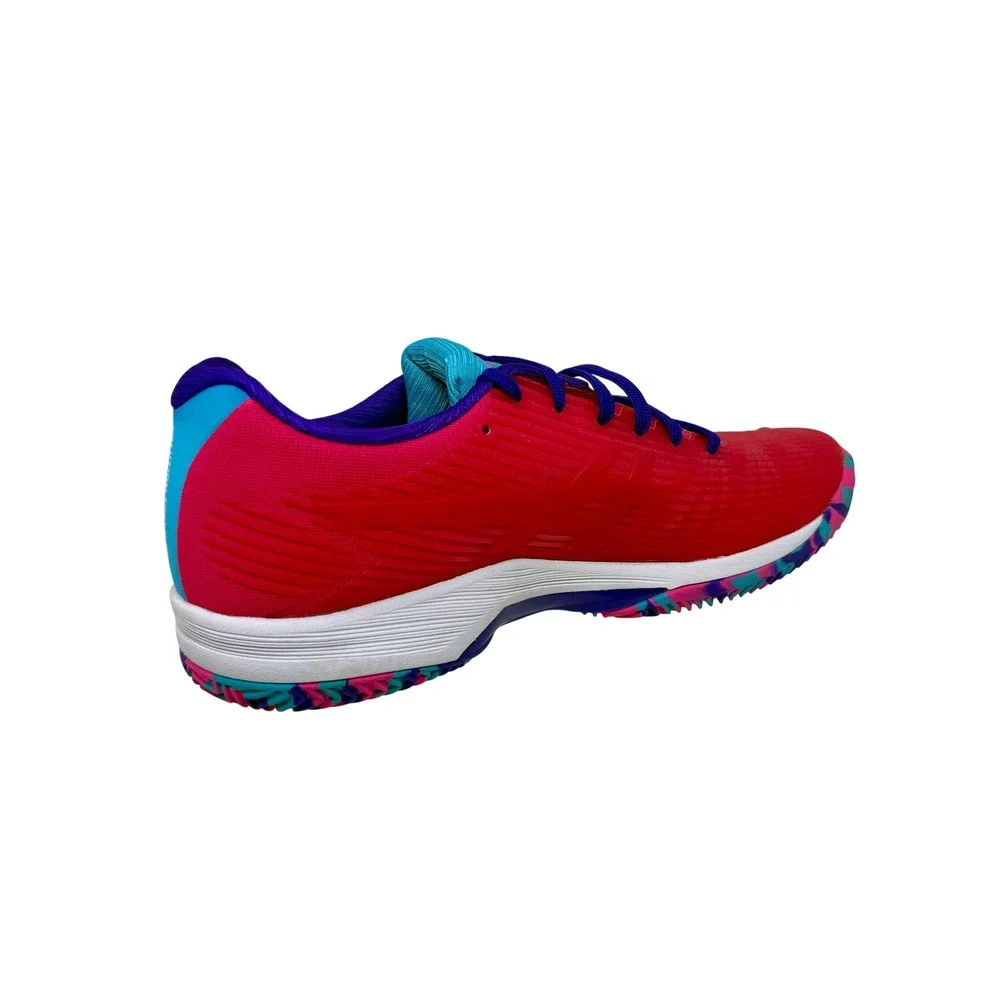 Asics Solution Speed FF Tennis Shoes Pink Blue 1042A130 Women's Size 8 FlyteFoam